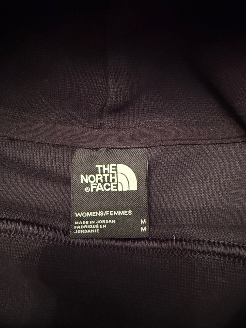The North Face Boxy Cropped Funnel Neck Sweatshirt Oversized Black M - Picture 2 of 8